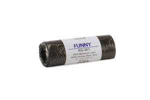 Müllbeutel Funny - 1000 Abfallbeutel – 500 x 600 mm - grau - 30 L - Bild 1 von 1