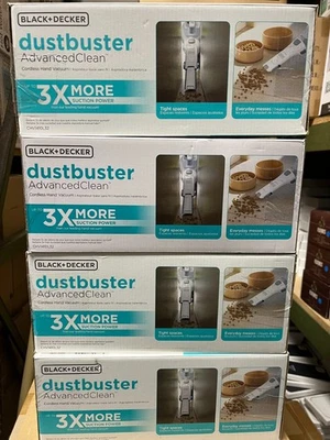 A lot of 4 BLACK+DECKER Dustbuster(R) Hand Vacuum (White) - CHV1410L32 - Image 1 of 3