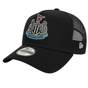 Youth New Era Black Newcastle United Core Trucker Adjustable Hat - Picture 1 of 5
