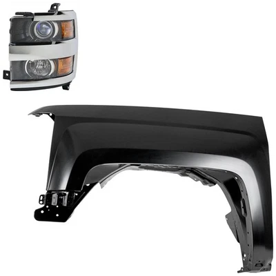 Headlight Kit For 2015-2019 Chevrolet Silverado 2500 HD Silverado 3500 HD Left - Image 1 of 4