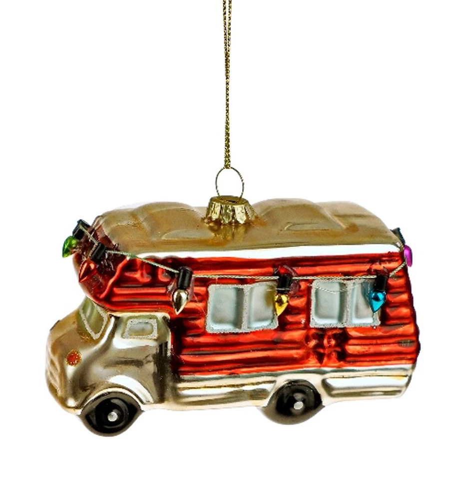 ITSISA Addobbi Albero Camper - Palla Albero Campeggio, Decorazione Natalizia, Albero di Natale