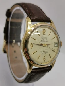 Vintage 50er Jahre Visconte Automatic 25 Jewel Cal PUW 59 vergoldet 33mm Herrenuhr - Bild 1 von 16