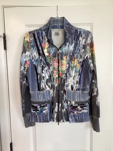 Alberto Makali  Women’s Zip Floral Jacket Sz L - Picture 1 of 6