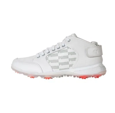 Puma Mens Proadapt Delta Mid Golf Shoes - White 37649801 - NEW - Image 1 of 3