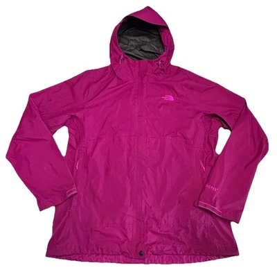 The North Face Womens Dryzzle Gore-Tex Jacket XL Magenta Pink Waterproof Hooded - Image 1 of 4