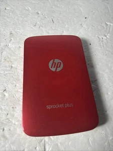HP Sprocket Bluetooth Photo Printer Red Z3Z93A 80001 UNTESTED (2) - Picture 1 of 2