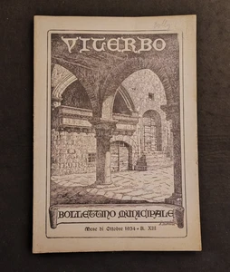 VITERBO BOLLETTINO MUNICIPALE 1934 - Imagen 1 de 1