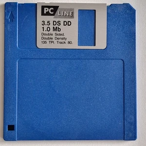 1x PUSTA 3,5" DWUSTRONNA DYSKIETKA O PODWÓJNEJ GĘSTOŚCI ZWERYFIKOWANA ATARI AMIGA PC - Zdjęcie 1 z 1