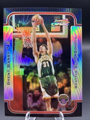 Brent Barry 2003-04 Bowman Chrome Refractors /300 #29 Seattle SuperSonics - Image 1 of 2