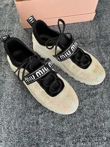 Miu Miu Schuhe 40 Glitzer Rosa - Bild 1 von 14