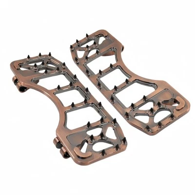 Pedais de assoalho Foot Pegs para Harley Softail Electra Road Glide estilo CNC MX - Imagem 1 de 4