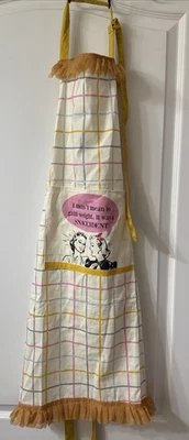 Retro Funny Apron-I Didn’t Mean to Gain Weight, It Was a Snaccident-Cooking Gift - Image 1 of 4