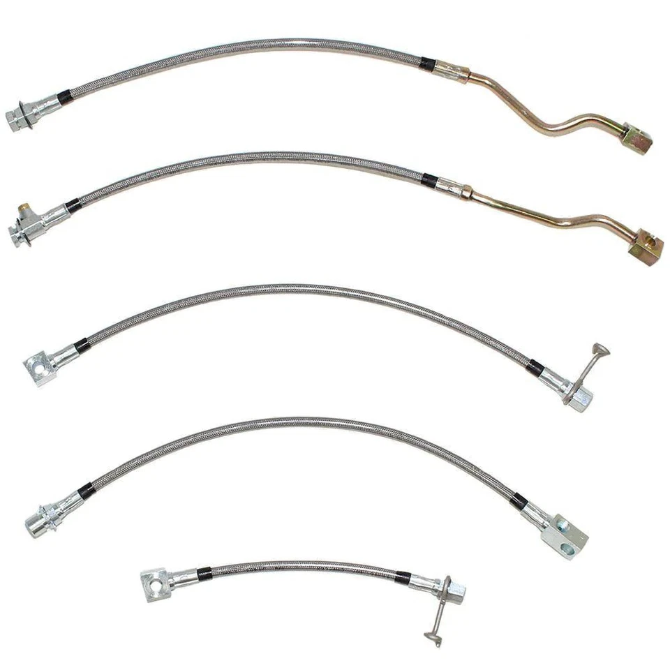 Fits GM Complete Brake Hose Kit; Fine Lines-HSK0056OM - Image 1 of 1