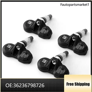 4x 36236798726 NEW TPMS TIRE PRESSURE SENSOR For BMW 128i 328i 535i X3 X6 M3 M6 - Picture 1 of 7