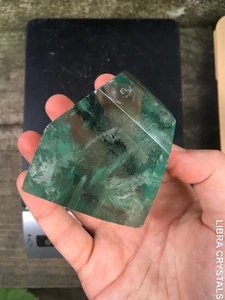 Green Fluorite Freeform Crystal Natural Meditation Stone 228g 1pc - Picture 1 of 8