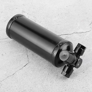 Metal Air Conditioning Drier A/C Receiver Bottle Upright Car Accessory Black For - Picture 1 of 9