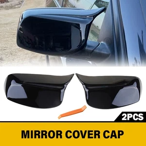 Tapas de cubierta de espejo retrovisor lateral estilo MS negro brillante para BMW E60 E61 2003-2008 05 - Imagen 1 de 13