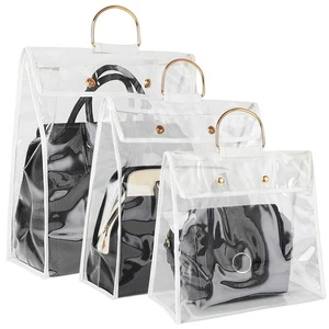 Purse Storage Clear Handbag Organizer 3PCS Handbag Storage PVC Dust Proof Bags - Picture 1 of 7
