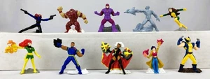 Lotto Figurine Marvel Zizzle Zizzlinger 2" X-Men Mystique Iceman Rogue Storm PVC - Foto 1 di 4