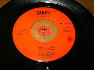 CARL DANCO - THE FLIRT - THE SHAG  / LISTEN - JAZZ EASY LISTENING POPCORN - Imagen 1 de 2