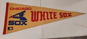 Vintage 1970-80's CHICAGO WHITE SOX Full Sized Pennant - Picture 1 of 1