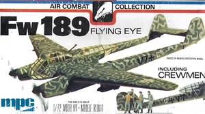 RARE MISB MPC 1/72 German WW2 Fw189 Flying Eye Recon Plane - Bild 1 von 14
