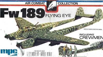 RARO MISB MPC 1/72 Alemán Segunda Guerra Mundial Fw189 Avión de Reconocimiento Ojo Volador Foto 1 de 4