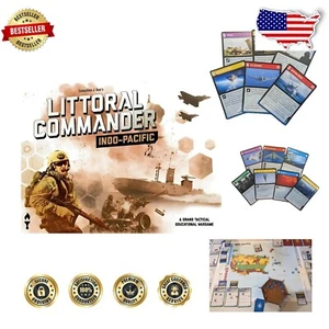 Littoral Commander: Hex-and-Counter Board Game with Unique Maps and Scenarios - Picture 1 of 9