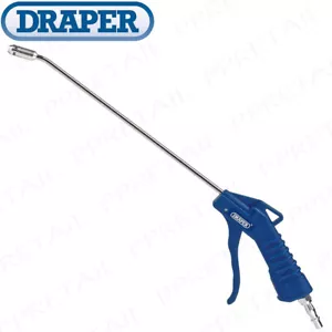 LONG NECKED AIR COMPRESSOR GUN KIT with SAFETY NOZZLE 280mm Dust Blower Cleaner - Picture 1 of 3