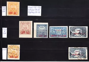 Russia 1922, 7 stamps, Mi# 171b-175b, MNH/MLH/used, 2 scans - Picture 1 of 2