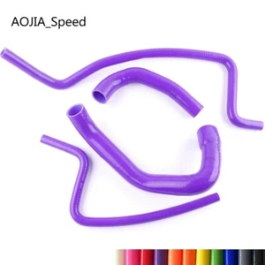 Purple For Jeep Wrangler TJ 4.0L 1997-2001 1998 Radiator Silicone Kit Hose Pipes - Bild 1 von 5