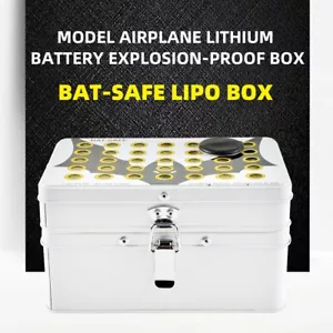 MINI custodia in metallo ignifuga BAT-SAFE scatola di ricarica batteria a prova di esplosione - Foto 1 di 8