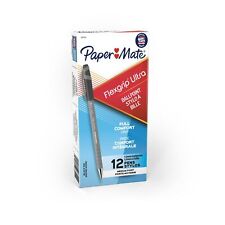 Paper Mate Flexgrip Ultra Ballpoint Pens | Medium Point (1.0mm) | Black | 12