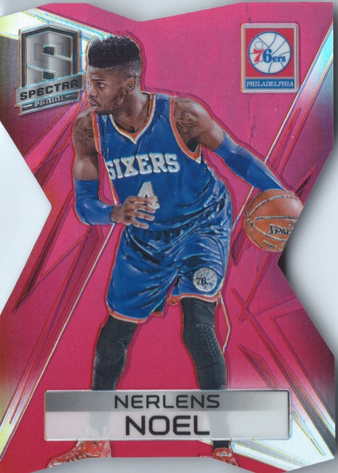 2014-15 SPECTRA RED DIE-CUT #ED /25 NERLENS NOEL 76ERS! - Image 1 of 1