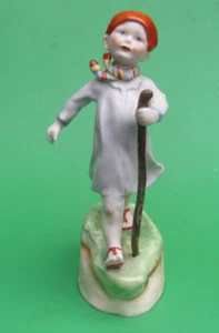 Vintage Royal Worcester Figure Thursday's Child Boy 3260 dated 1955 -F.G.Doughty - Picture 1 of 7