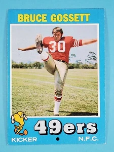 1971 Topps Bruce Gossett San Francisco 49ers #77 EX-NM+ π - Picture 1 of 9