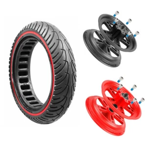 E-Scooter Rear Wheel Cover Hub Rim / Solid Tire for Xiaomi M365/1S/MI3/Pro/Pro 2 - Picture 1 of 29