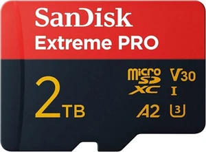 SanDisk Extreme Pro 2TB microSDXC A2 V30 UHS-I 200MB/s Memory Card - Picture 1 of 2