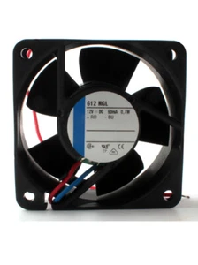 Ventilador de refrigeración 12V 60mA 0,7W 2500RPM 60*60*25mm para Ebmpapst 612NGL - Imagen 1 de 4