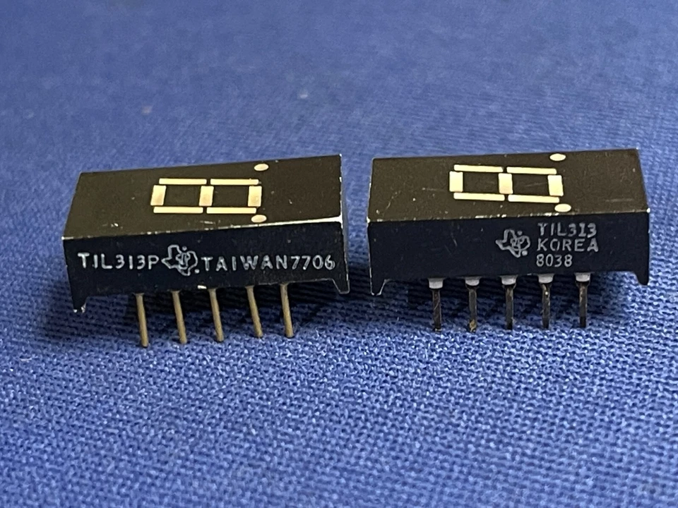 TIL313 TI TIL313P TEXAS INSTRUMENTS ALPHANUMERIC LED VINTAGE 77/80 NOS LAST ONES - Image 1 of 1