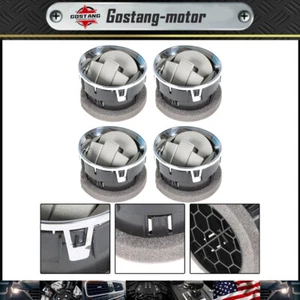 4 piezas persianas cromadas para salpicadero delantero calefacción ventilación aire para Ford F-150 F150 09-14 - Imagen 1 de 12