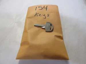 Vintage Suzuki OEM Factory Pre Cut Motorcycle Key # 154 - Picture 1 of 2