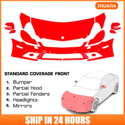 PreCut Paint Protection Film Clear Bra PPF Kit For Mercedes Benz SL550 2009-2011 - Imagem 1 de 4