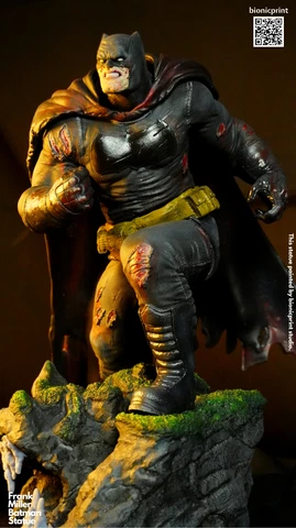Batman, DC bionicprint studio Hand Painted Resin Statue Cover
