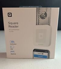 Nib Sealed New Square A-Sku-0113 Contactless Credit Card and Chip Reader - White