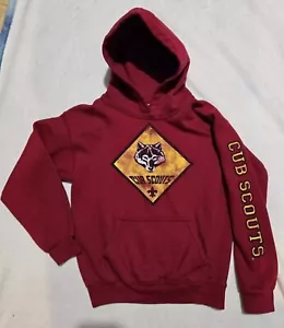 Boy Scouts Of America Cub Scouts Child Size Youth Small Pull Over Jacket / Hoody - Picture 1 of 7