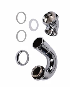 750-1 Dearborn Messing LA Code 1-1/2 Zoll P-Falle mit Reduzierung Poly Unterlegscheibe - Bild 1 von 2