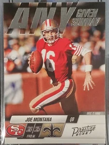 JOE MONTANA 2022 Panini Prestige Any Given Sunday #12 - 49ers  - Picture 1 of 2