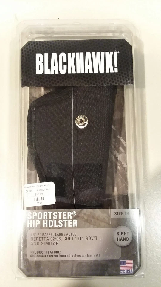 Funda de cadera Blackhawk Sportster - Talla 04 - Diestro - B990218BK Foto 1 de 2