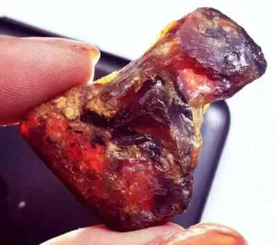 100% Natürlicher Bernstein Roh 34,15 Ct Lose Edelstein Mit Kostenlosem Geschenk - Bild 1 von 4